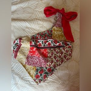 Floral One Shoulder Tie Top!